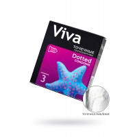 Презервативы "VIVA" (3 шт) точечные